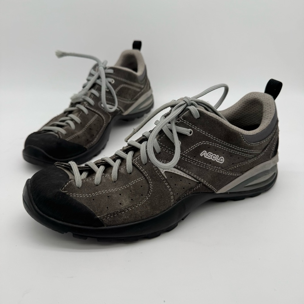 Asolo Mantra Gray Lace Up Hiking Shoe Size 11.5